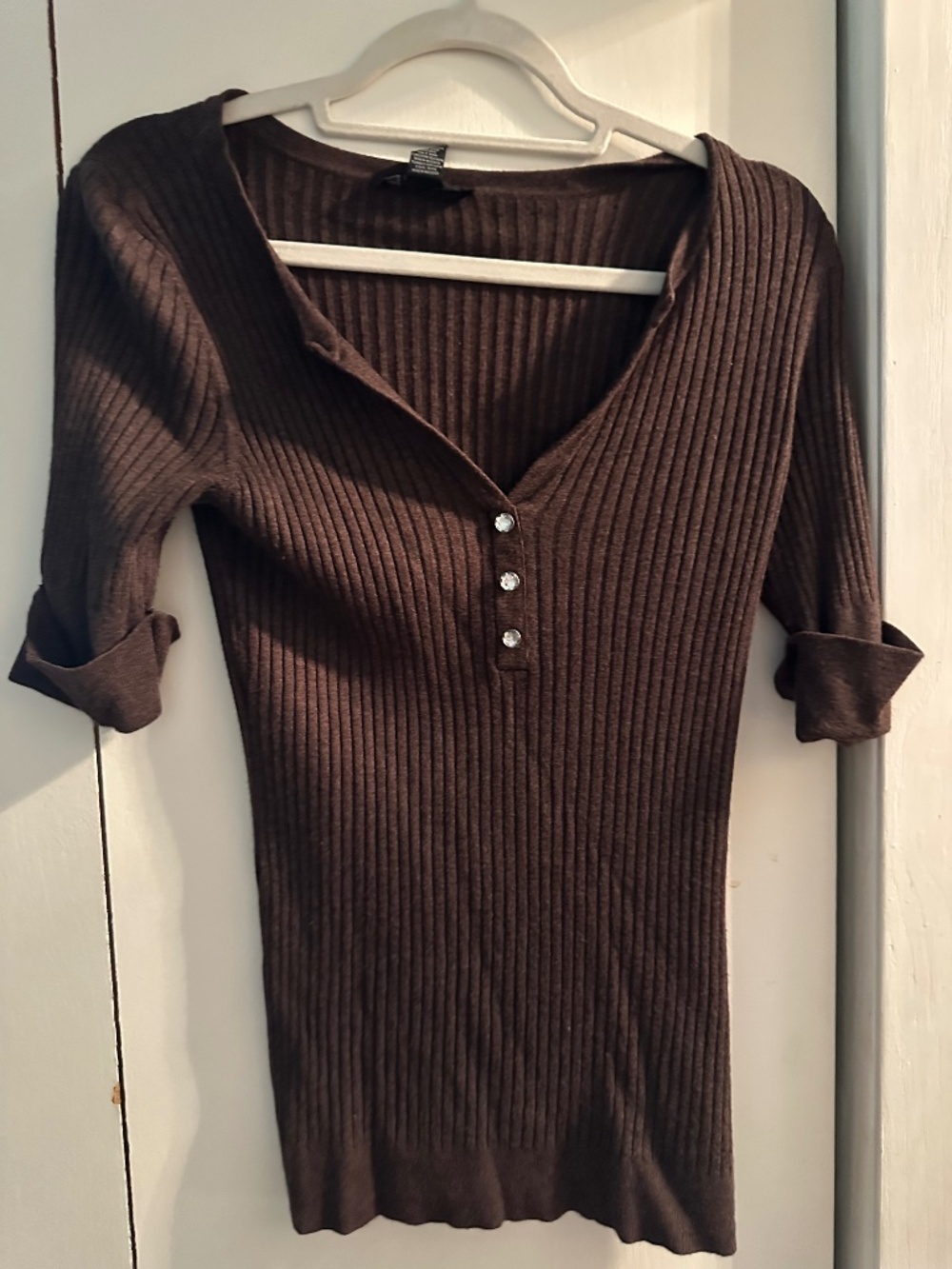 Chocolate brown sweater
